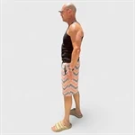 שורט שריג צבעוני OVERSIZE של THAT's 03 2