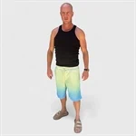 שורט שריג צבעוני OVERSIZE של ROBERTO