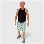 שורט שריג צבעוני OVERSIZE של THAT's 02