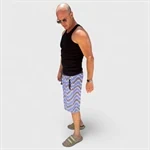 שורט שריג צבעוני OVERSIZE של THAT's 01 3