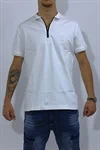 חולצת פולו A-SEVEN JEANS לבן 5