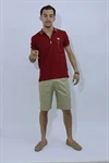 חולצת פולו ROYAL JEANS בורדו 2