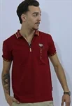 חולצת פולו ROYAL JEANS בורדו