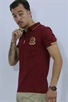 חולצת פולו ROYAL JEANS בורדו 2