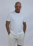 5 חולצות בייסיק לבן מידה XL