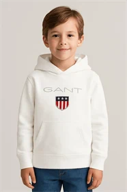 קפוצ'ון GANT ילדים לבן
