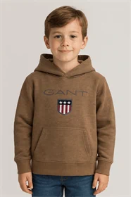 קפוצ'ון GANT ילדים חום