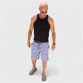 שורט שריג צבעוני OVERSIZE של THAT's 01