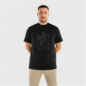חולצת טי-שירט PIERRE CARDIN שחור223