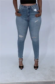 ג'ינס CALVIN KLEIN HIGH RISE SKINNY