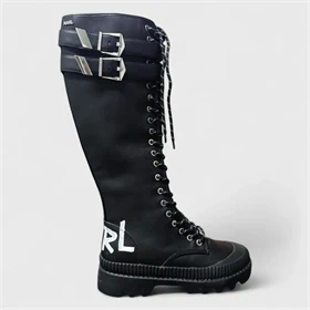 מגפיים KARL LAGERFELD שחור חגורה
