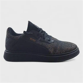 נעלי HUGO BOSS שחור/זהב נקודות