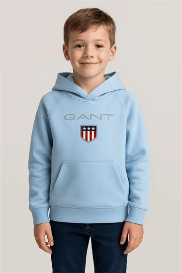 קפוצ'ון GANT ילדים תכלת