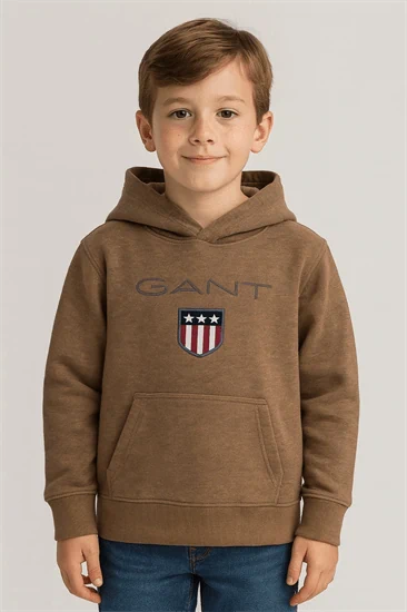 קפוצ'ון GANT ילדים חום