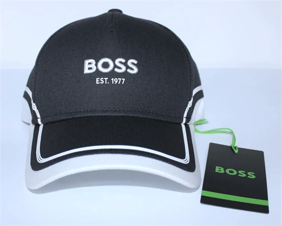 כובע HUGO BOSS שחור/לבן