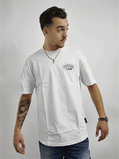 חולצת טי-שירט  OVERSIZE PIERRE CARDIN לבן