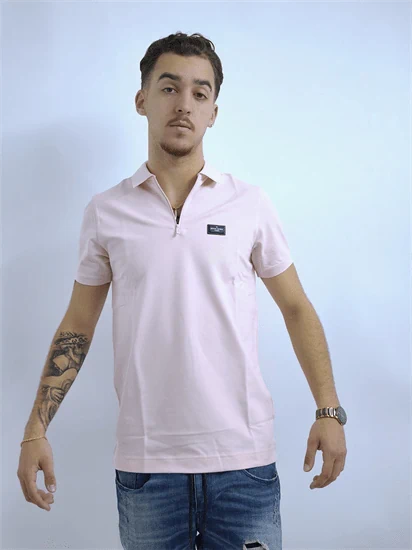 חולצת פולו PIERRE CARDIN ורוד