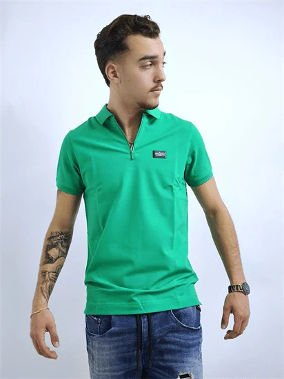 חולצת פולו PIERRE CARDIN ירוק